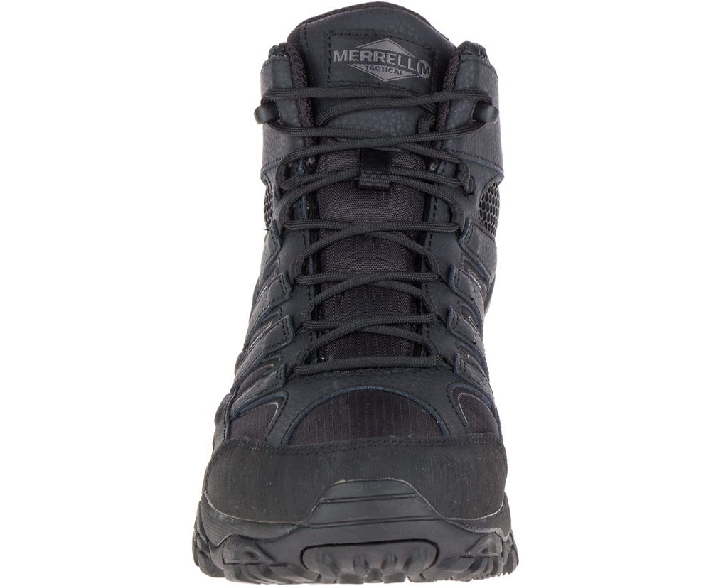 Merrell Boots Black - Moab 2 Mid Tactical Waterproof - Womens 73NHDQSAF